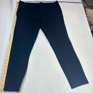 LOFT Black Precision Ponte Seamed Legging Pants Size Large
